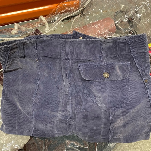 Vintage Diesel Corduroy Faded Purple Mini Skirt - Picture 2 of 5
